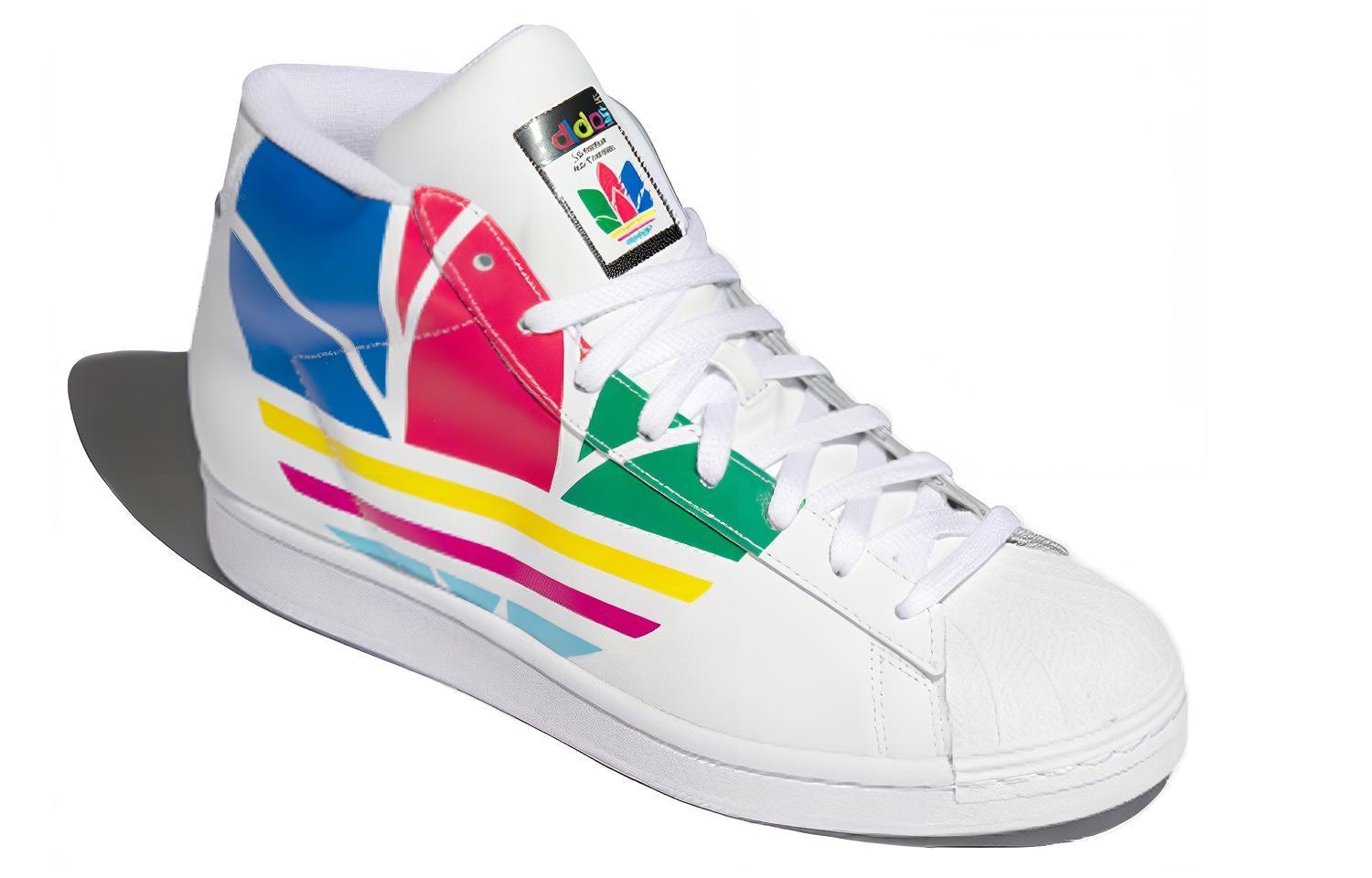 Adidas Pro Model White Red — фото 2