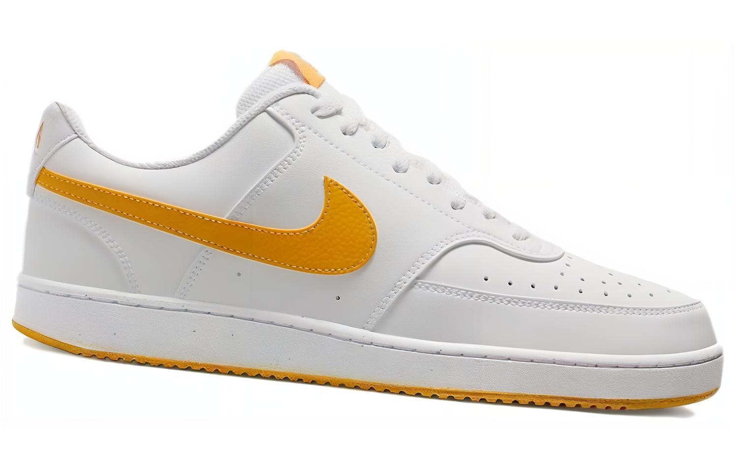 Nike Court Vision Low White Orange — фото 1