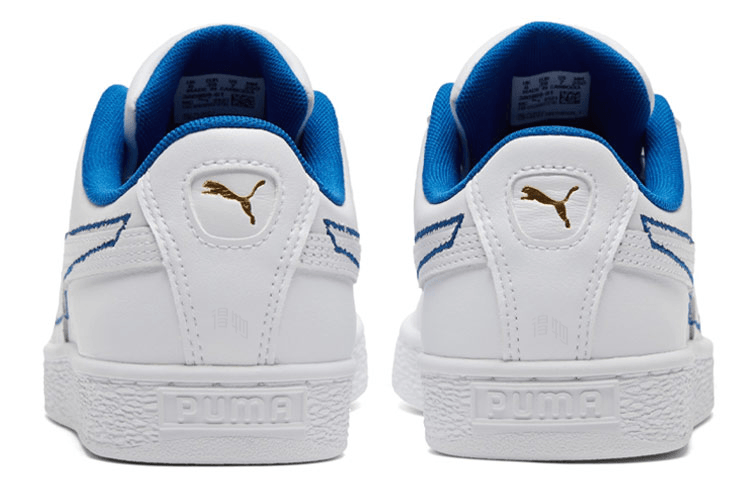 Puma Low Top White Blue — фото 4