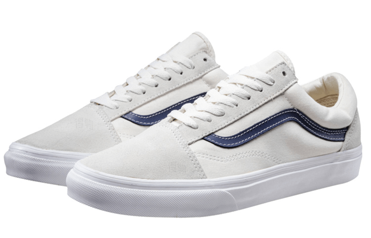 Vans Old Skool Vintage White Blue — фото 1
