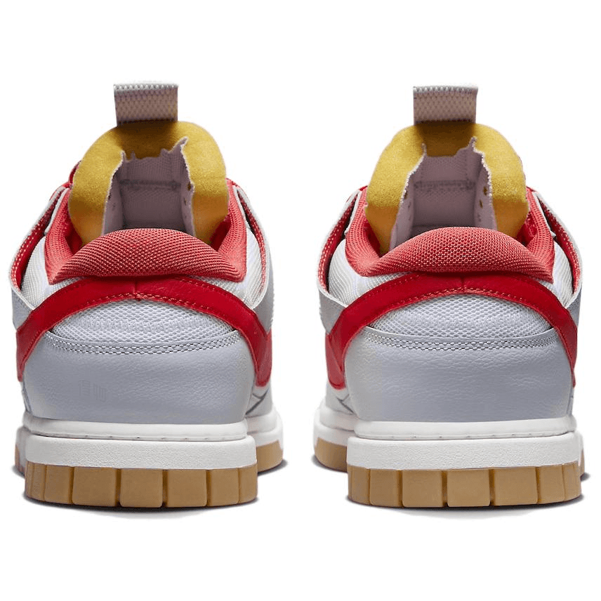 Nike Air Dunk Jumbo Low White Red — фото 3