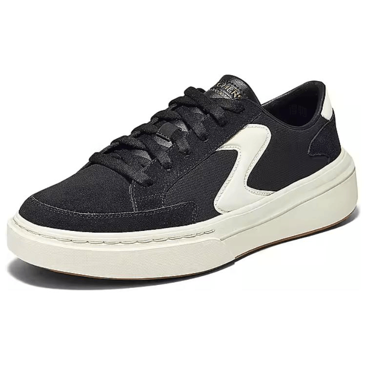 Skechers Court Classics Black Cream — фото 2