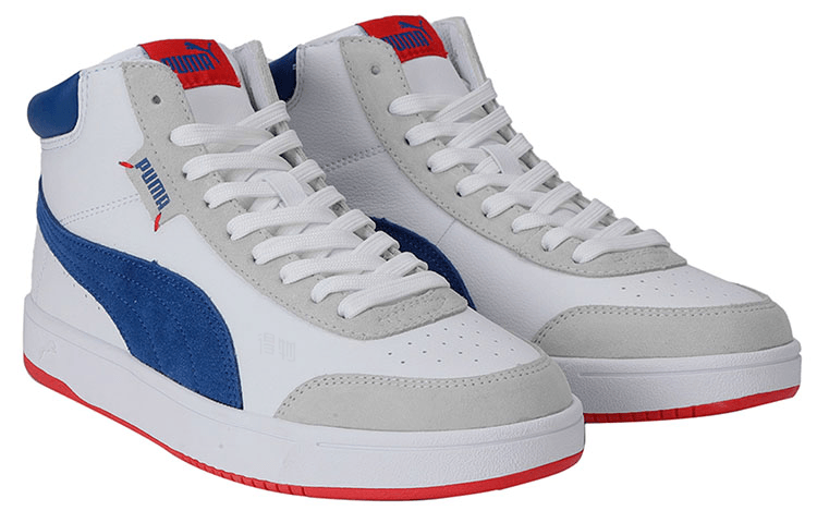 Puma Court Legend Sl Collar Blue White Grey — фото 2