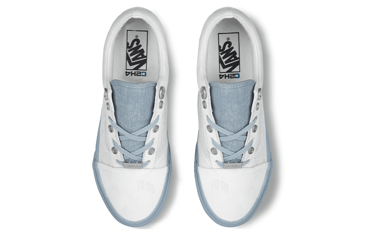 Vans C2H4 x Vans Old Skool Grey White — фото 4