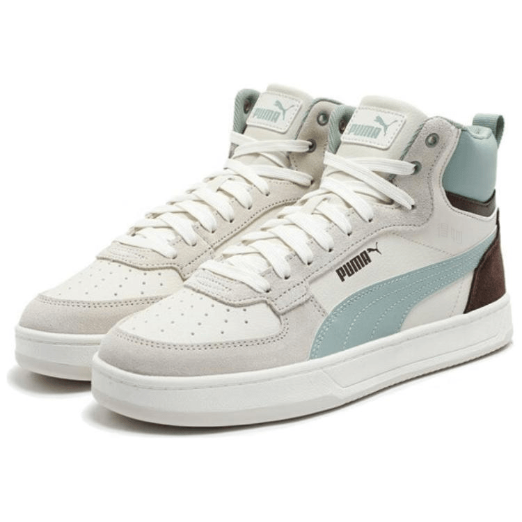 Puma Caven 2.0 MID Retro White Green Brown — фото 2
