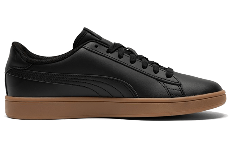 Puma Smash V2 Low Black Brown — фото 1