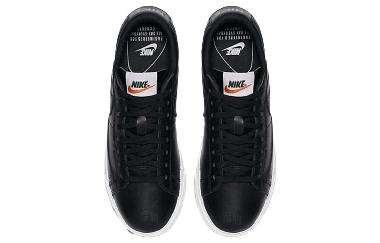 Nike Blazer Low LE Black White — фото 3