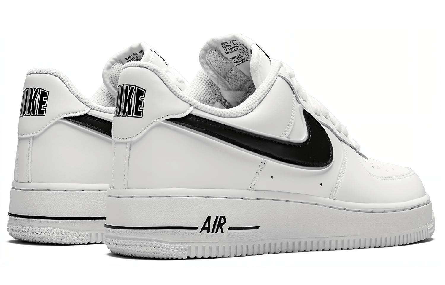 Nike Air Force 1 '07 Low Black Swoosh — фото 3