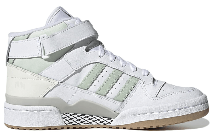 adidas originals adidas Forum Mid White Green — фото 1