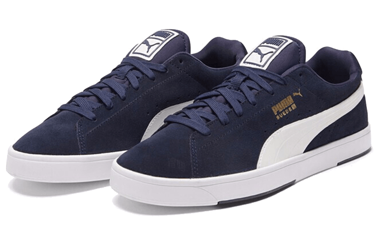 Puma Suede Blue White — фото 2