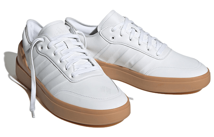 Adidas Court Revival White Brown — фото 2