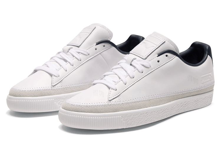 Puma Basket Trim Block White — фото 2