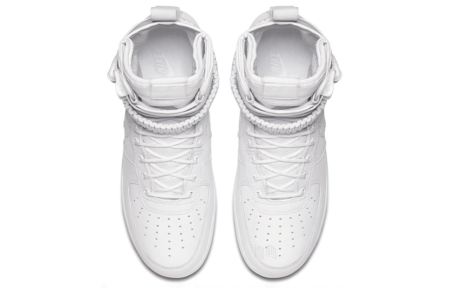 Nike Air Force 1 SF Triple White — фото 3