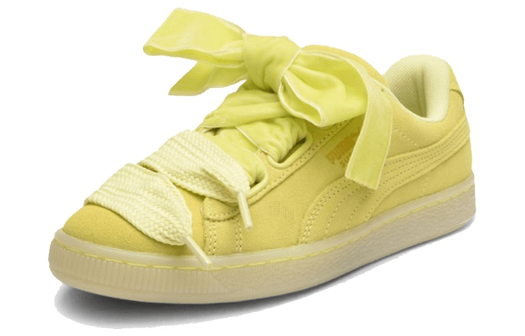 Puma Suede Heart Reset Yellow — фото 1