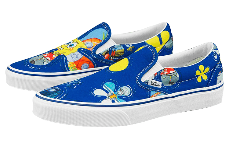 Vans x SpongeBob SquarePants Slip-On Blue — фото 1