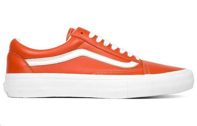 Vans Old Skool Italian Leather Orange — фото 1