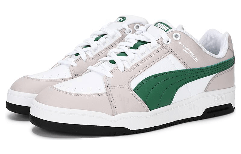 Puma Slipstream Low Grey White Green — фото 2
