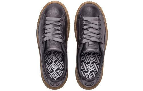 Puma Platform Bask Luxe Liquid Silver — фото 3