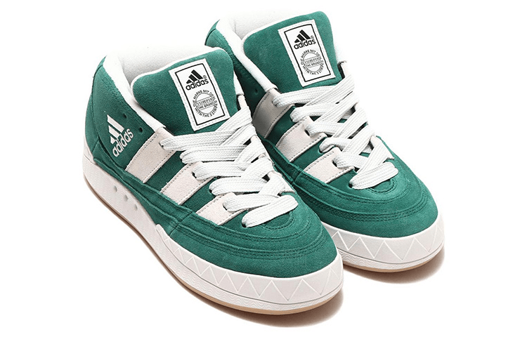 adidas originals Atmos x adidas Adimatic Mid White Green — фото 2