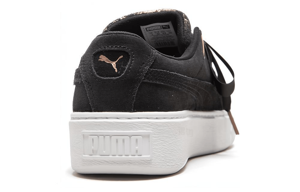 Puma Platform Low Black Gold — фото 3