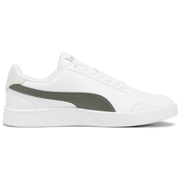 Puma Shuffle White Green — фото 1