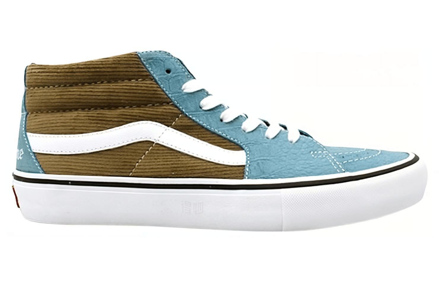 Vans Supreme x Vans SK8 Croc Corduroy Light Brown — фото 1