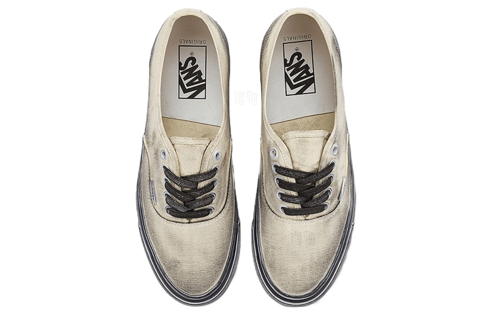 Vans Authentic Vault OG LX White Black Blue — фото 2
