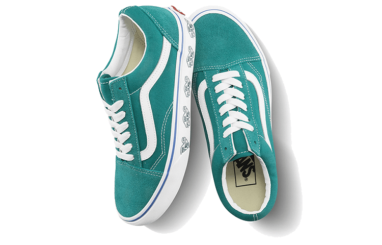 Vans Old Skool Turtle Print Green — фото 3