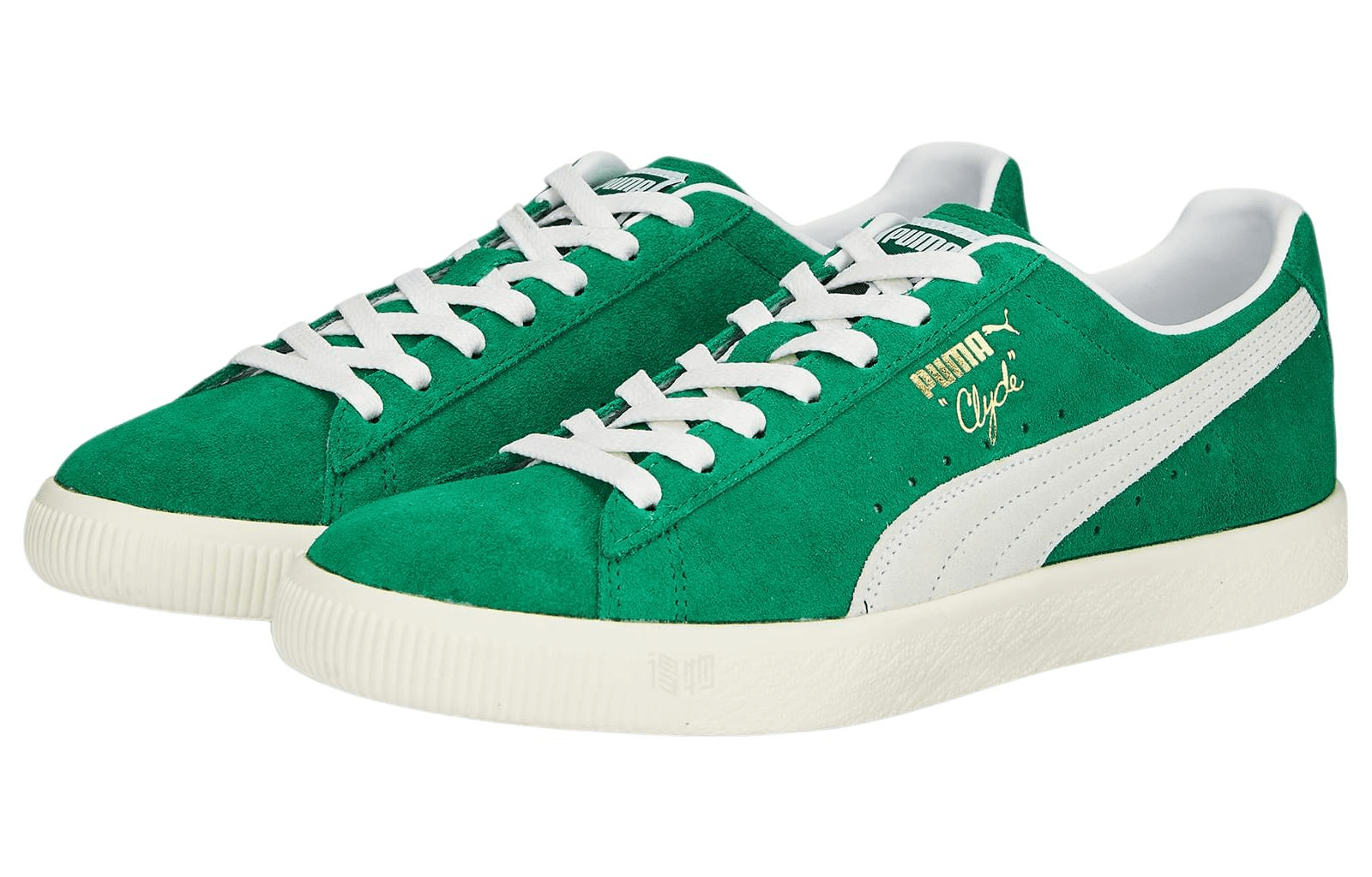 Puma Clyde OG White Green — фото 2