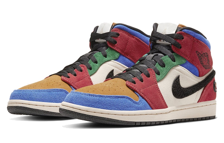 Jordan Blue The Great x Air Jordan 1 Mid Fearless — фото 2