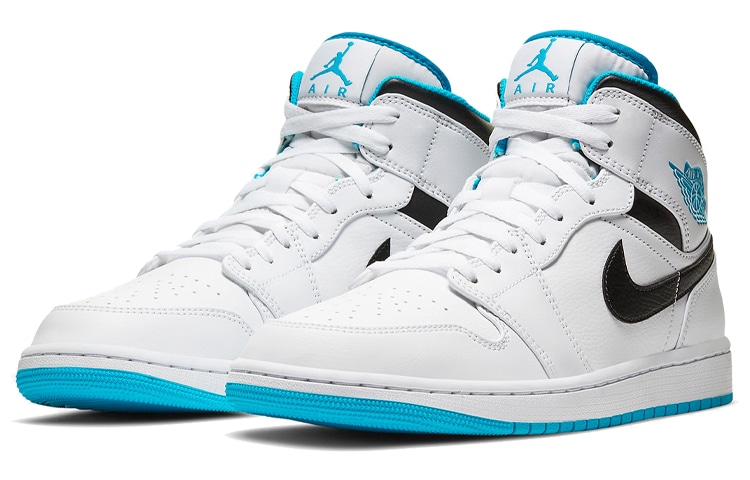 Jordan Air Jordan 1 Mid "Laser Blue" — фото 2
