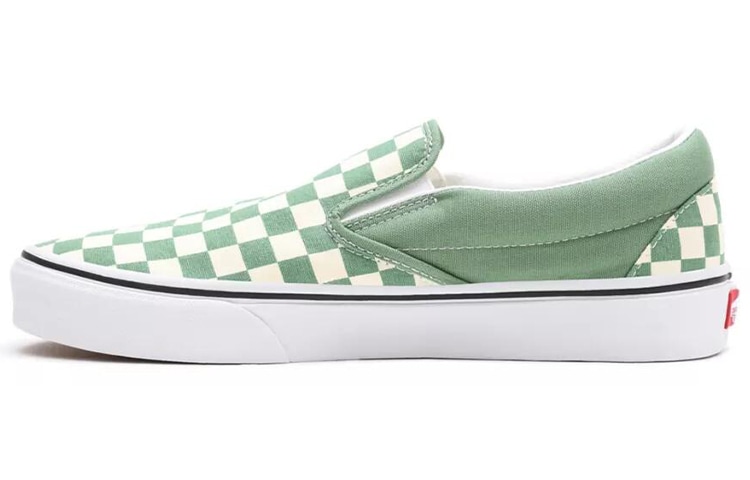 Кроссовки Vans Slip-On Checkerboard Green