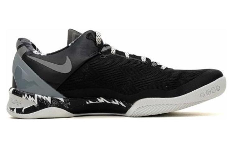 Nike Kobe 8 System PP Black Silver — фото 1