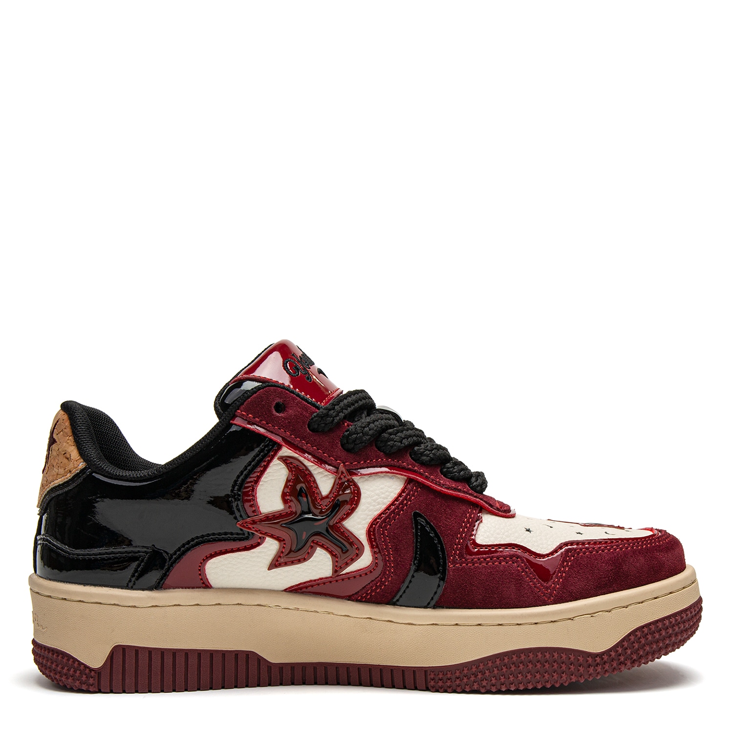 Youthloser Burgundy Low Sneakers — фото 1