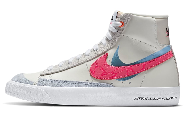 Кроссовки Nike Blazer 77 Mid White Red Blue