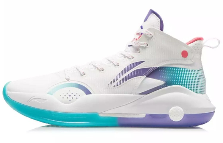李宁 Li-Ning YuShuai XV White Blue Purple