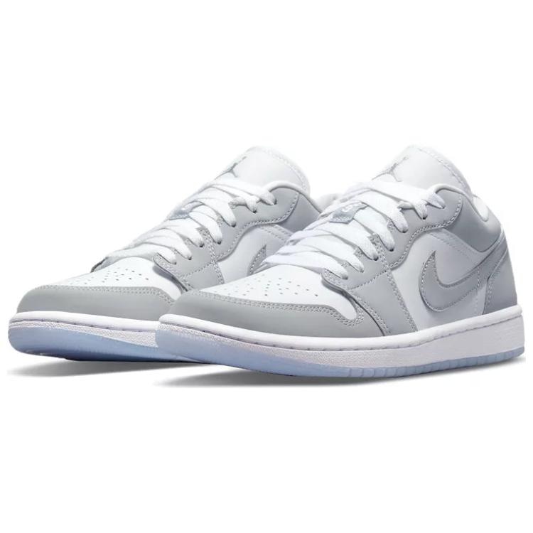 Jordan Air Jordan 1 Low Retro White Grey — фото 2