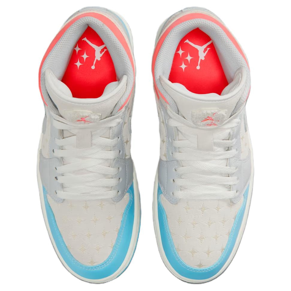 Jordan Air Jordan 1 Mid White Blue — фото 3