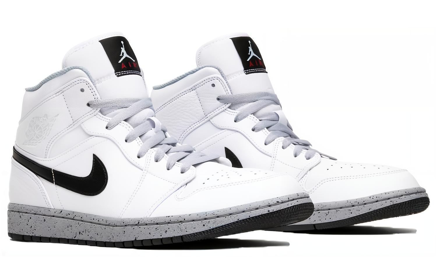 Jordan Air Jordan 1 Mid White Cement — фото 2