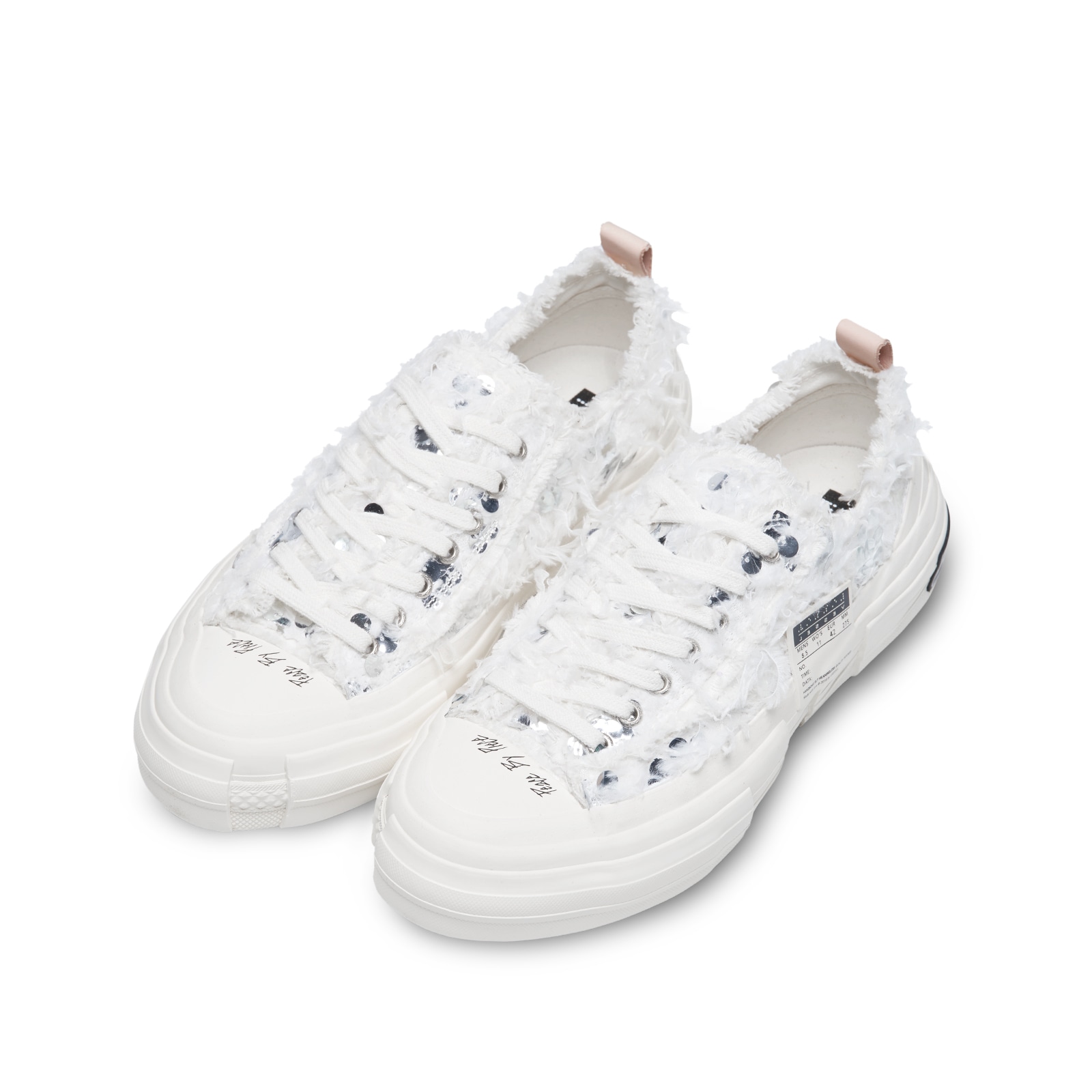 Xvessel Swan Dream Low Canvas White Silver — фото 1