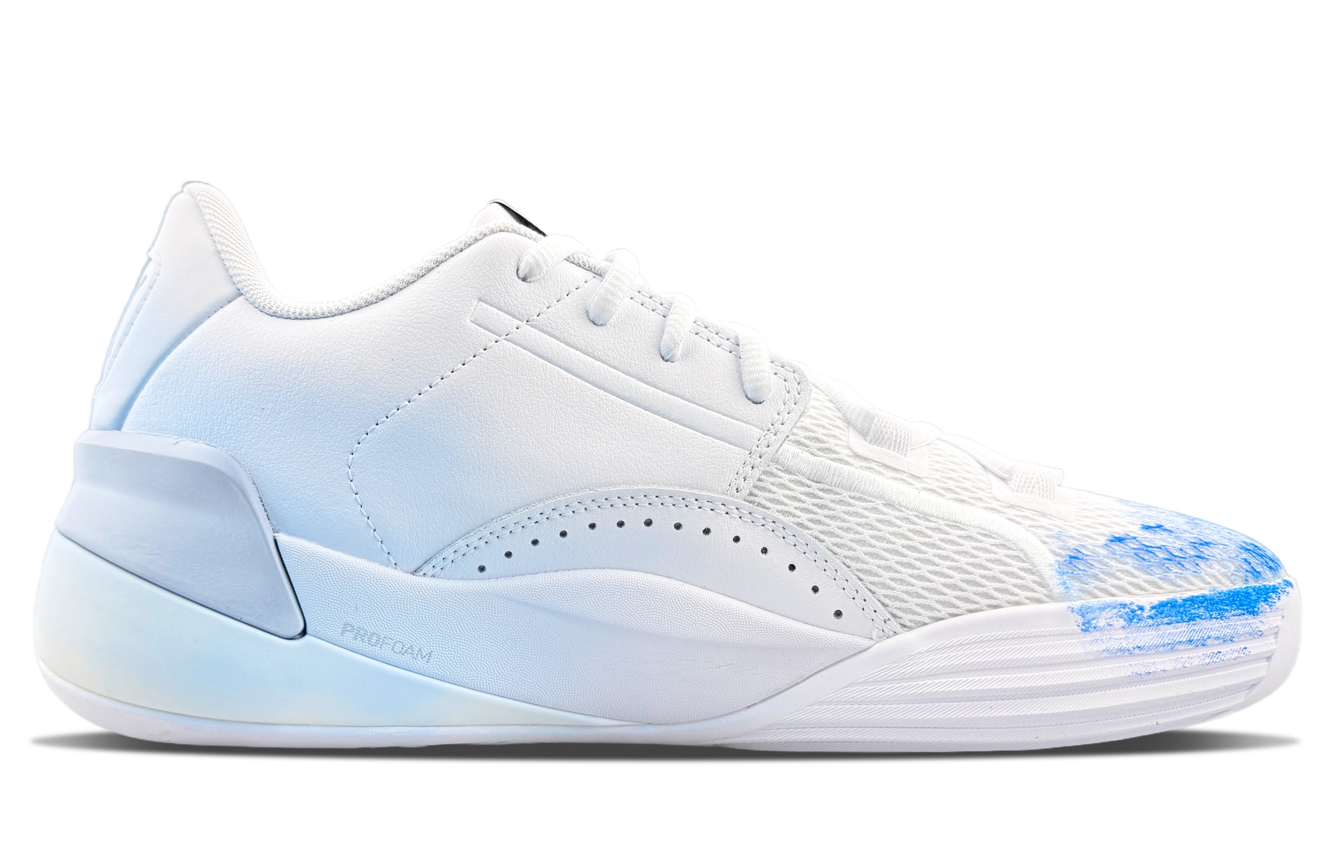 Puma Clyde Hardwood Team White Blue — фото 1