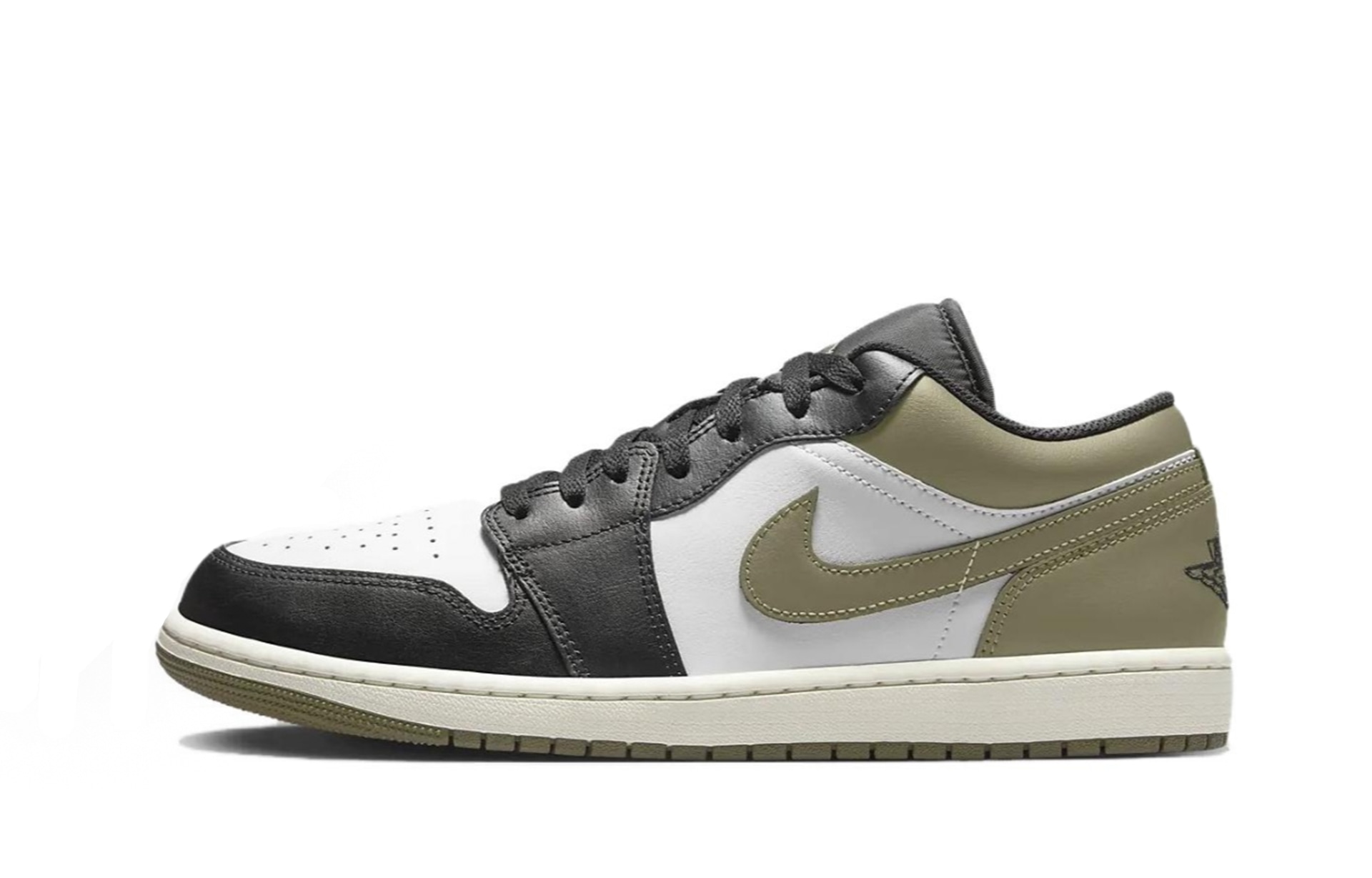 Jordan Air Jordan 1 Low OG "Black Green Olive" — фото 5