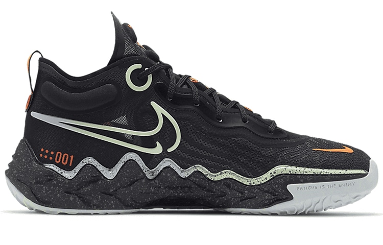 Nike Air Zoom G.T. Run EP Black Green Orange — фото 1