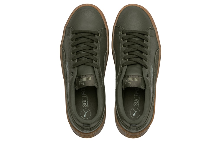 Puma Smash Platform Olive — фото 3