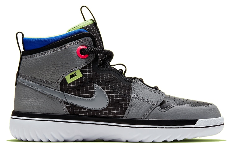 Jordan Air Jordan 1 High React Black Grey — фото 1