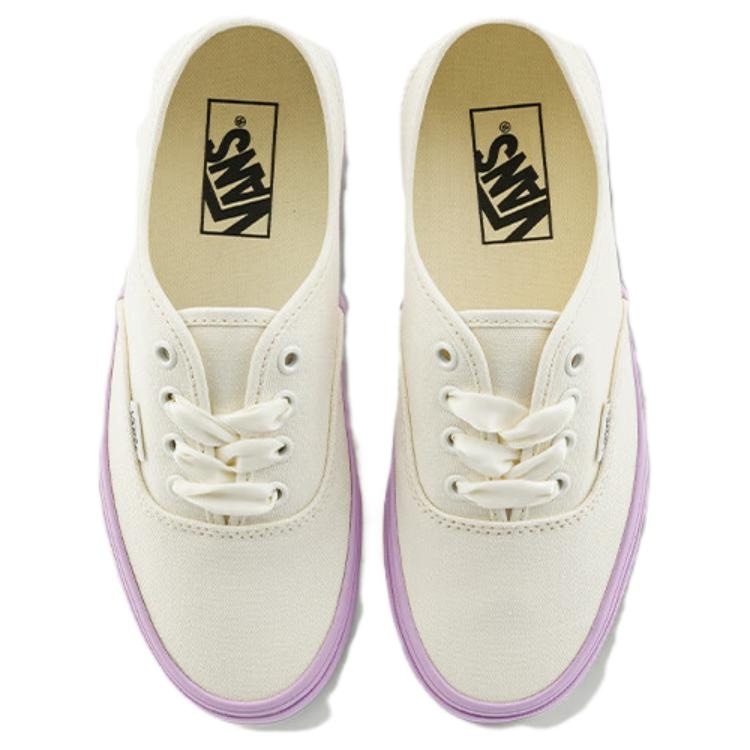 Vans Authentic White Purple — фото 3