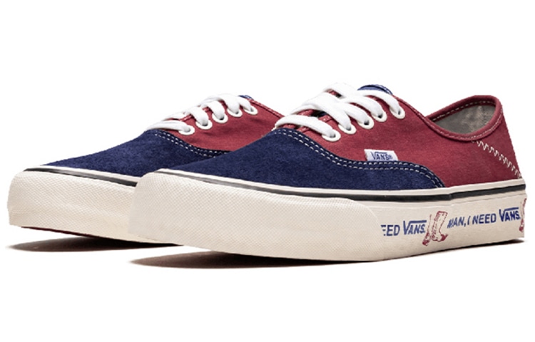 Vans Authentic Brown Blue — фото 2