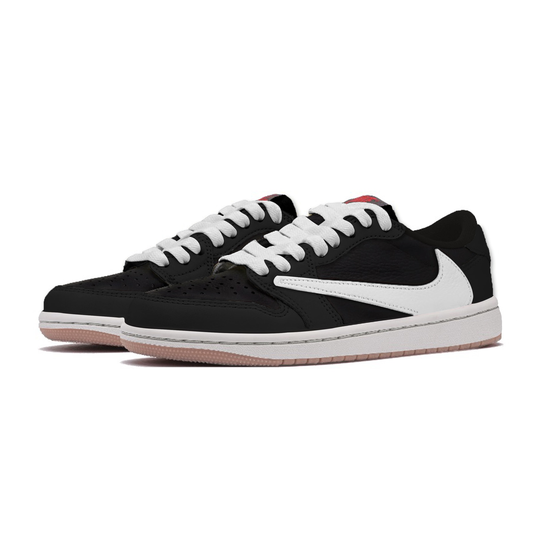 Jordan Travis Scott x Air Jordan 1 Low Retro Black White — фото 2
