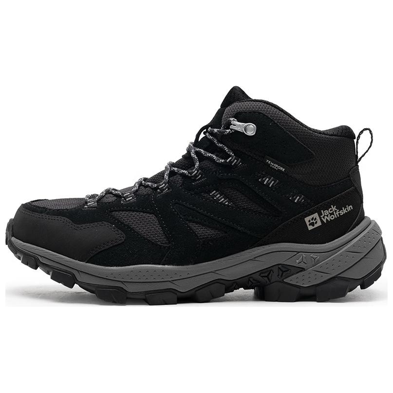 狼爪/Jack Wolfskin Jack Wolfskin Mid Hiking Shoes Black