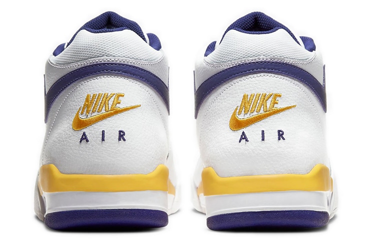 Nike Flight Legacy White Blue Yellow — фото 4